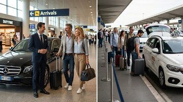 Private Transfer vs Taxi from Fiumicino Airport: An Honest Comparison for Rome-Bound Travellers